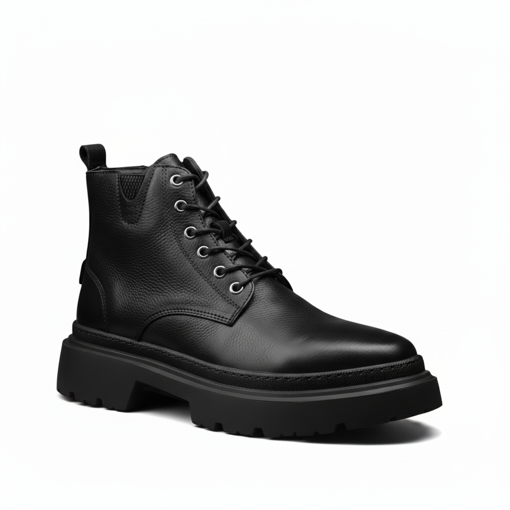 Black and brown Urban Combat Boot